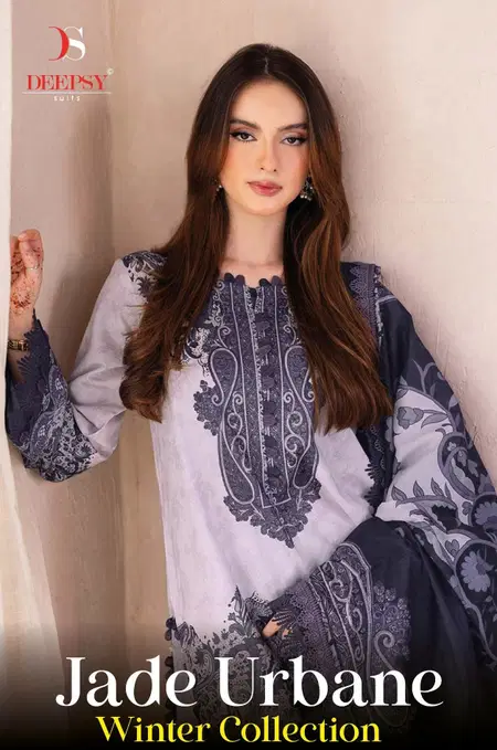 Jade Urbane Winter Collection By Deepsy Pashmina Dress Material Wholesale Online
